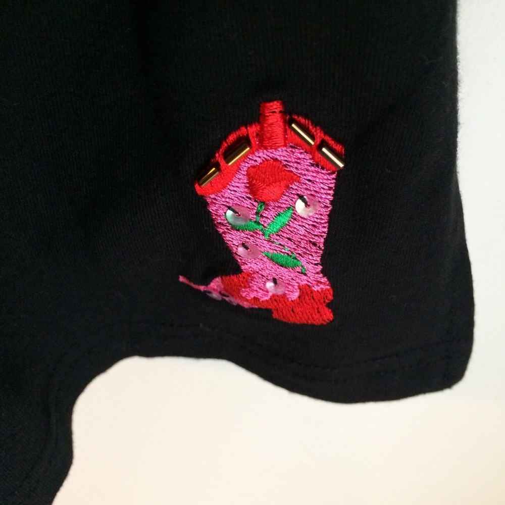 Quacker Factory Top Embroidered Cowboy Boots Sz 1X - Picture 7 of 8